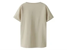 Beige t-shirt fra Name It 13227472 peyote